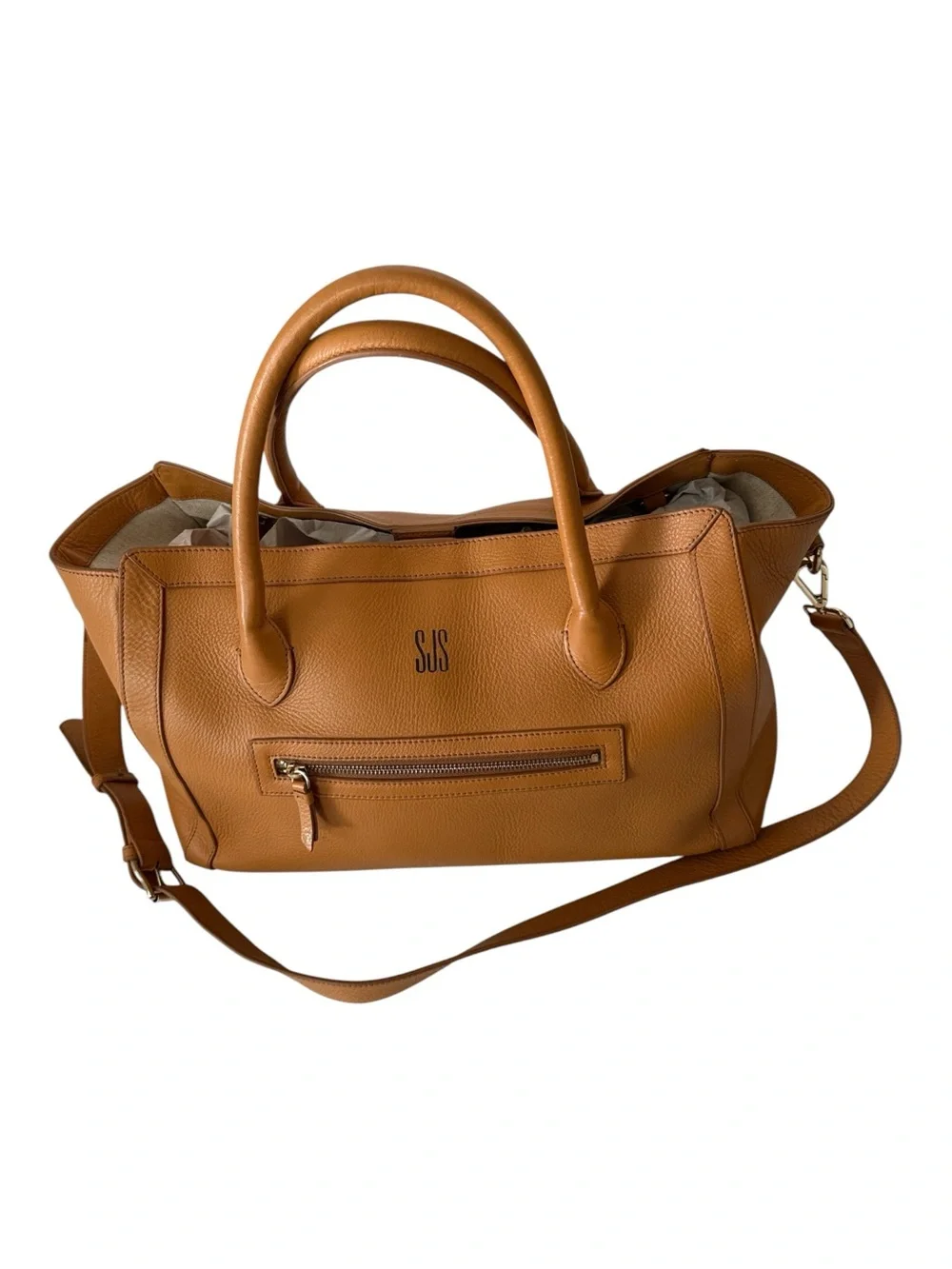 Mark and Graham Large Leather Tote/Work Bag with Removable Shoulder Strap,Unisex